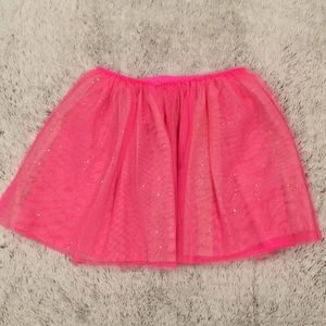 💕 Hot Pink n Gold Glitter Tulle Skirt 💕